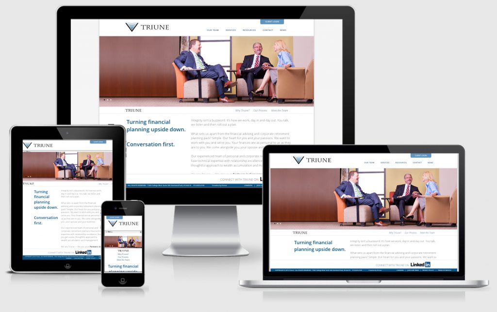 Triune Responsive Web Image - Created by Fervor